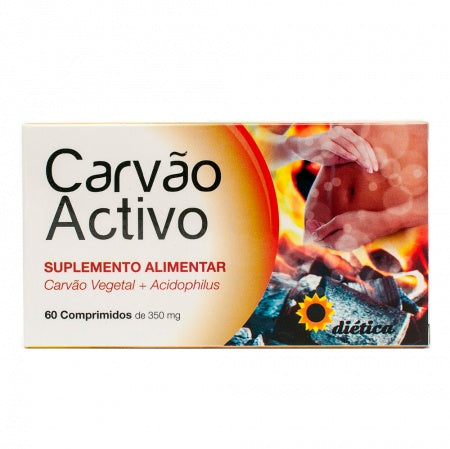 Carvão Ativo + Acidophilus 60 Comprimidos - Diética - Crisdietética