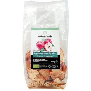 Rodelas de Maça Seca Biológico 60g - Naturefoods - Crisdietética