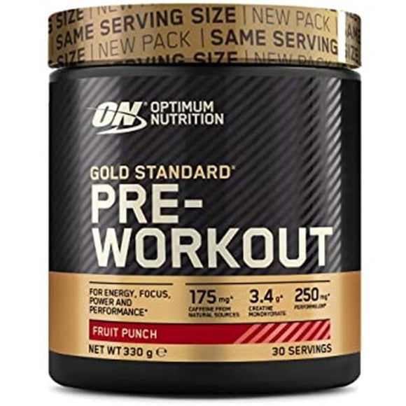 Pré-Workout Fruit Punch 330g - On Optimum Nutrition - Crisdietética