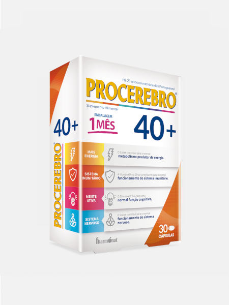 Procerebro 40+ 30 Cápsulas - Fharmonat - Crisdietética