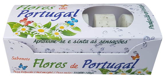 Sabonete Flores de Portugal 5x28g - PYL - Crisdietética