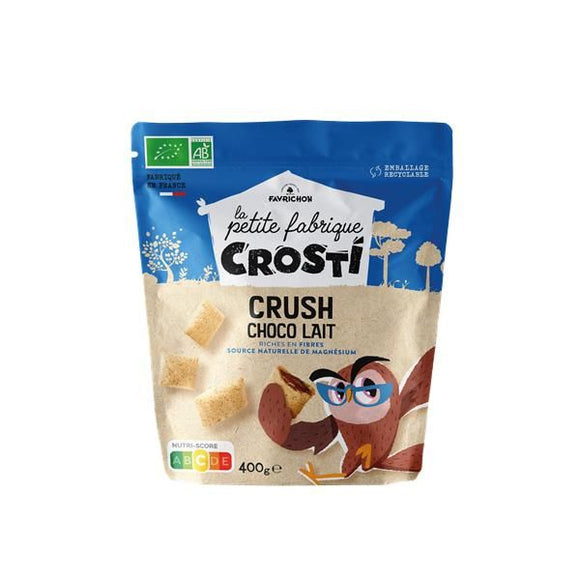 Cereais Bio com Recheio de Chocolate de Leite 375 gr- Favrichon - Crisdietética