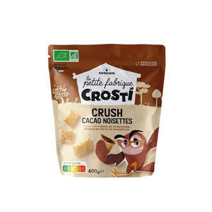 Cereais Bio Com recheio Cacau e Avelãs 375 gr - Favrichon - Crisdietética