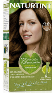 Coloração Permanente 6.31 Castanho Amêndoa Intenso 170ml - Naturtint - Crisdietética