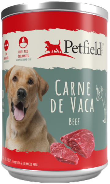 Petfield Dog Carne de Vaca 1250g - Crisdietética