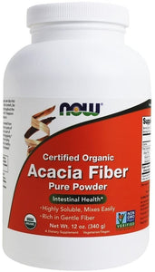 Acácia Fiber 340g - NOW - Crisdietética