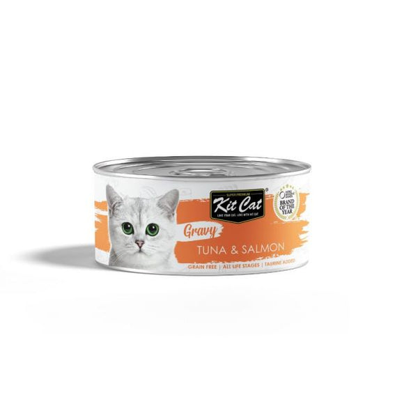 Kit Cat Molho de Atum & Salmão 70g - Crisdietética