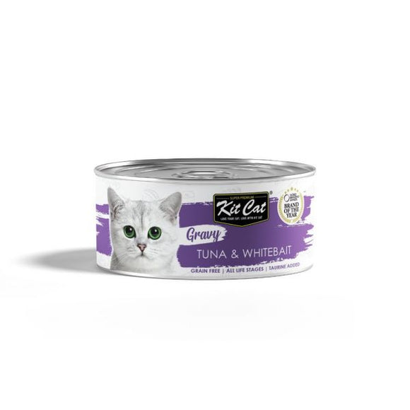 Kit Cat Molho de Atum & Peixe Miúdo 70g - Crisdietética