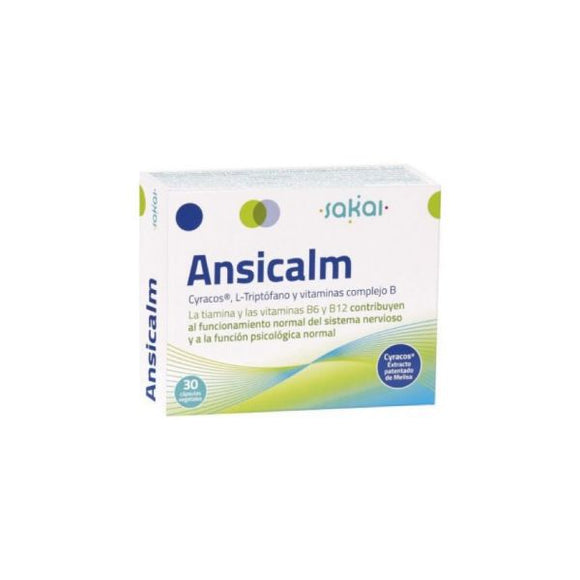 Ansicalm 30 Cápsulas - Sakai - Crisdietética