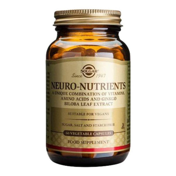 Neuro-Nutrients 60 Cápsulas - Solgar - Crisdietética