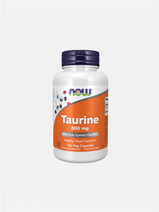 Taurine 500mg 100 Cápsulas- Now - Crisdietética