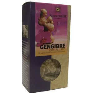 Gengibre Cristalizado Biológico 75g - Sonnentor - Crisdietética