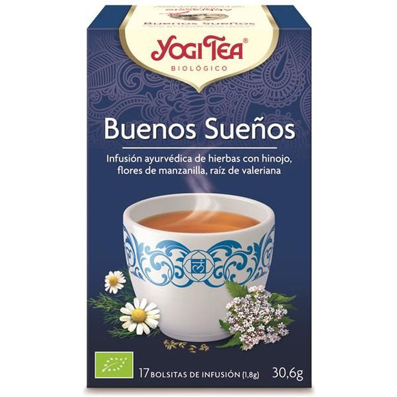 Infusão Biológica Boas Noites 17 Saquetas - Yogi Tea - Crisdietética