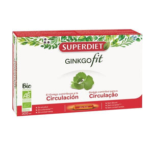 Ginkgofit Biológico 20 Ampolas - SuperDiet - Crisdietética