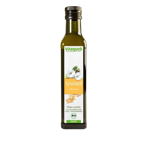 Óleo Sésamo Biológico 250ml - Vitaquell - Crisdietética