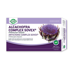 Alcachofra Complex 20 Ampolas - Sovex - Crisdietética