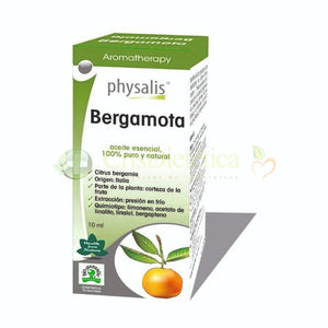 Óleo Essencial Bergamota 10ml - Physalis - Crisdietética