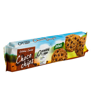 Bolachas Integrais Choco-Chips 185g - Santiveri - Crisdietética