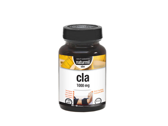 CLA Slim 1000mg 120 cápsulas - Naturmil - Crisdietética
