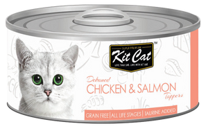 Kit Cat Frango & Salmão 80g - Crisdietética