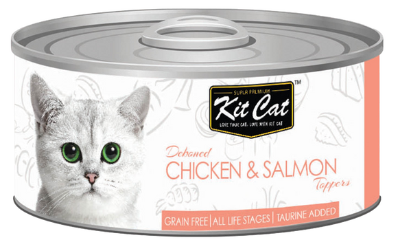 Kit Cat Frango & Salmão 80g - Crisdietética