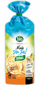 Galletes de Milho Biológico S/ Sal 140g - Santiveri - Crisdietética