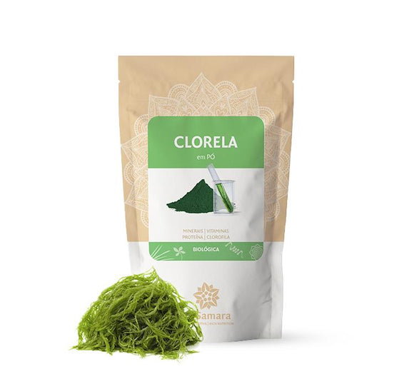 Clorela em Pó Bio 250g - Biosamara - Crisdietética