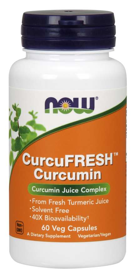 Curcufresh Curcumin 500mg 60 Cápsulas - Now - Crisdietética