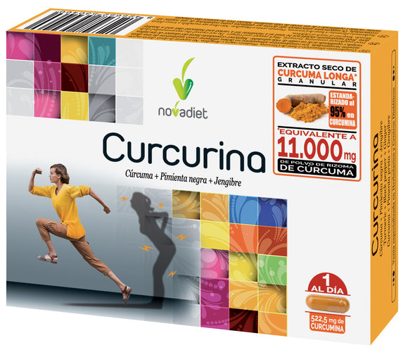 Curcurina 30 Cápsulas - Novadiet - Crisdietética