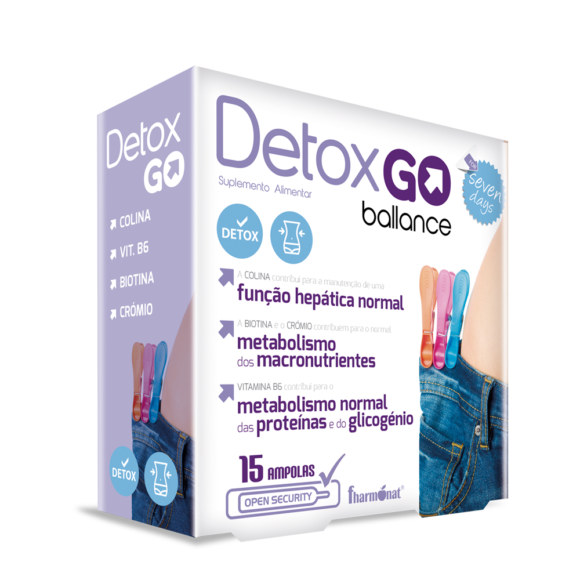 Detox Go 15 Ampolas - Fharmonat - Crisdietética