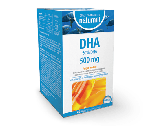 DHA 500mg 60 CÁPSULAS - Celeiro da Saúde Lda