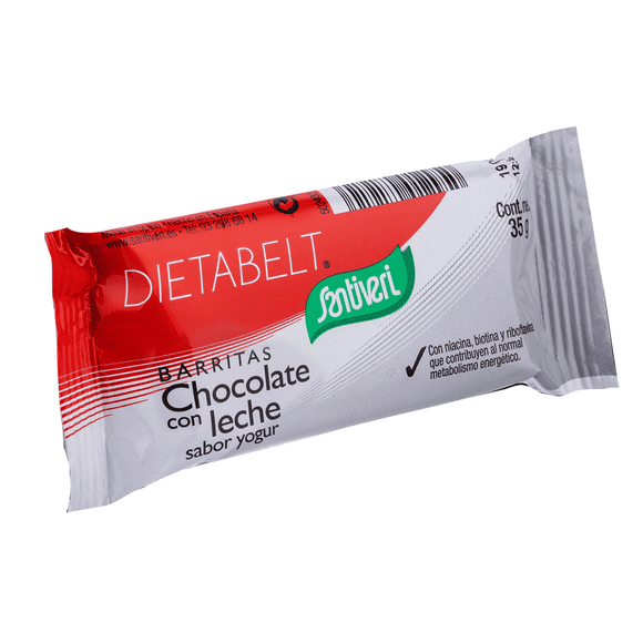 Dietabelt Barra Chocolate Leite e Iogurte 35g - Santiveri - Crisdietética