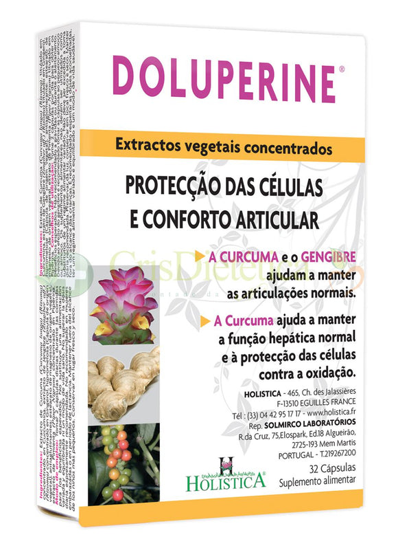 Doluperine 32 Cápsulas - Holistica - Crisdietética