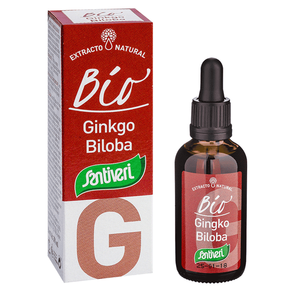 Extrato de Ginkgo Biloba Biológico 50ml - Santiveri - Crisdietética