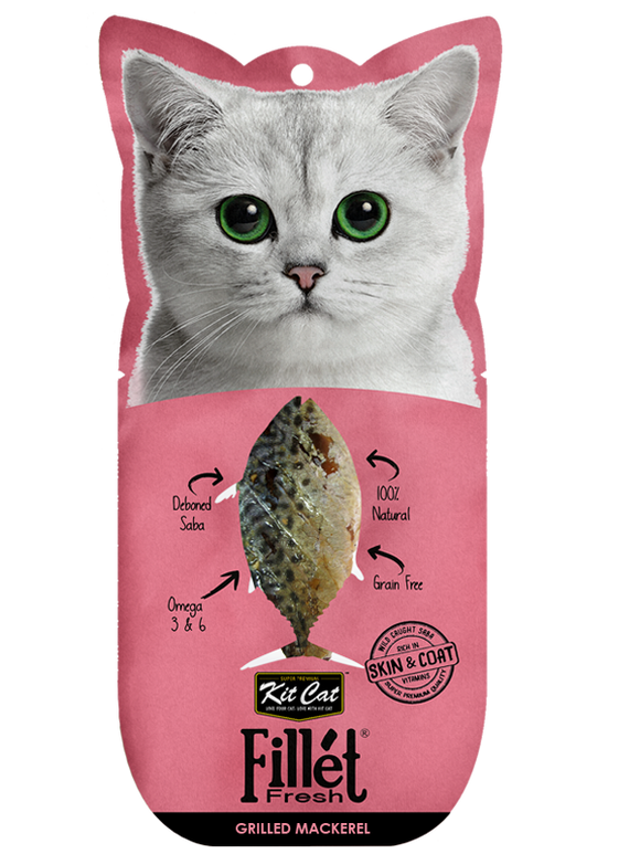 Kit Cat FilletFresh Cavala Grelhada 30g - Crisdietética