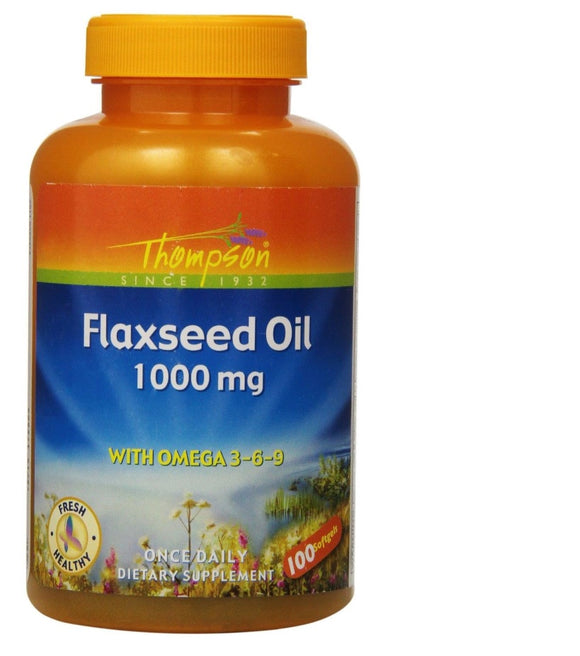 Óleo de Sementes de Linhaça 1000mg 100cáps. moles - Crisdietética