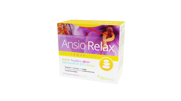 Ansio Relax Max Power Line 30 Ampolas - BioHera - Crisdietética