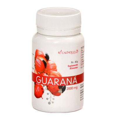 Guaraná 2000mg Pó 50gr - Calendula - Crisdietética