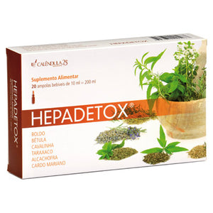 Hepadetox 20 ampolas - Calendula - Crisdietética