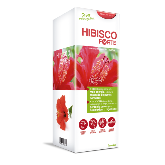 Hibisco Forte 500ml - Fharmonat - Crisdietética