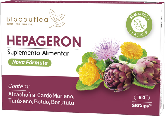 Hepageron 60 Cápsulas - Bioceutica - Crisdietética