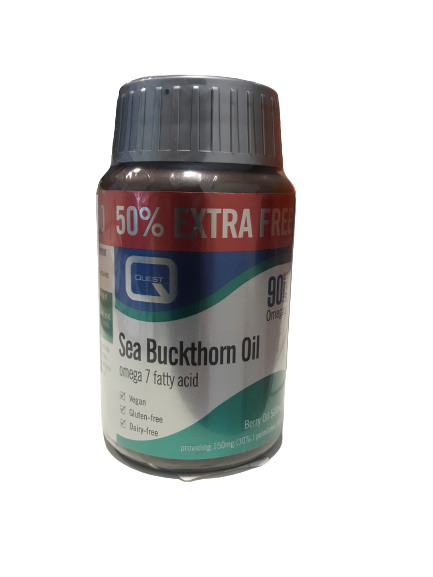 Sea Buckthorn Oil 90 Cápsulas -Quest - Crisdietética