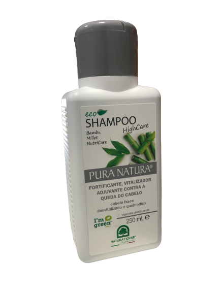 Shampoo Bambu 250 ml Pura Natura - Natura House - Crisdietética