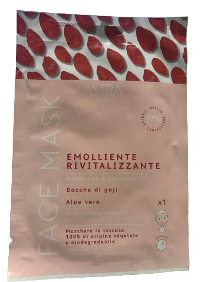 Máscara Facial Revitalizante 1 Unidade - Astra Skin - Crisdietética