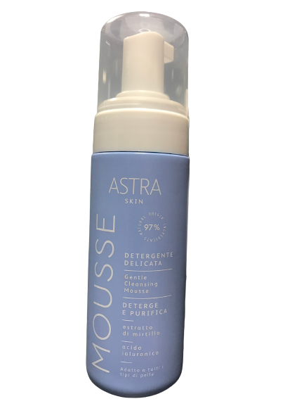 Mousse de Limpeza Rosto 150 ml- Astra Skin - Crisdietética