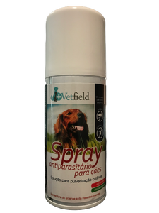 Spray Ectoparasitário para cães 210 ml -Vetfield - Crisdietética