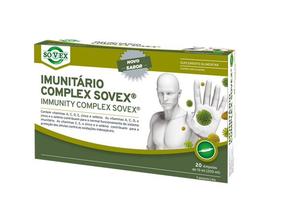 Imunitario Complex 20 Ampolas - Sovex - Crisdietética