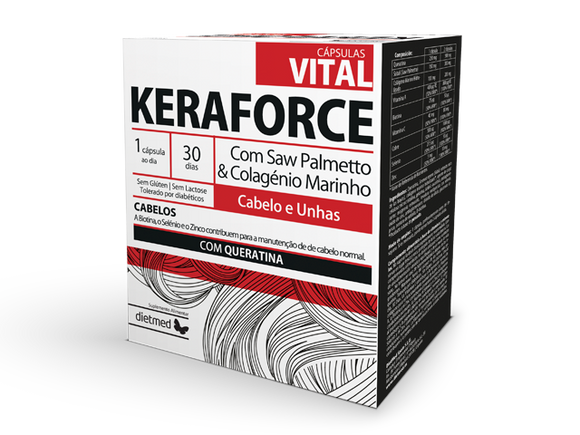 Keraforce Vital 30 Cápsulas - Dietmed - Crisdietética