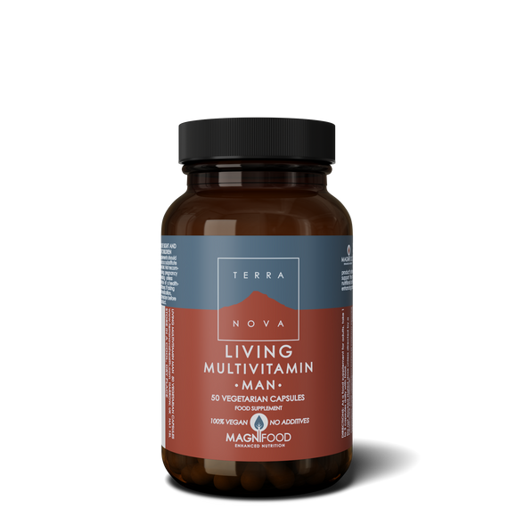 Living Multivitamin Man 50 Cápsulas - Terra Nova - Crisdietética