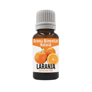 Aroma Alimentar Natural de Laranja 20ml - Elegante - Crisdietética